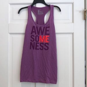 Nike Awesomeness Slim Fit Tank Top Size Large